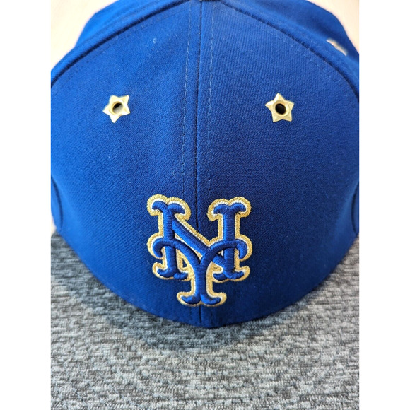 New Era 59Fifty Mets 2016 All Star Hat SZ 8 Cap MLB ASG Patch Star Grommets - Picture 7 of 13